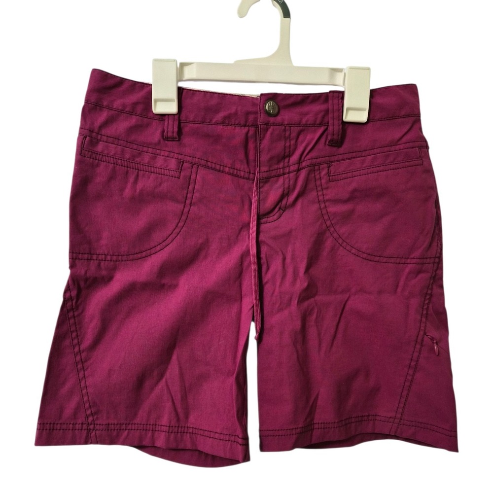 Athleta Trekkie Hiking Shorts Magenta Pink Womens Size‎ 4 Stretch Outdoor